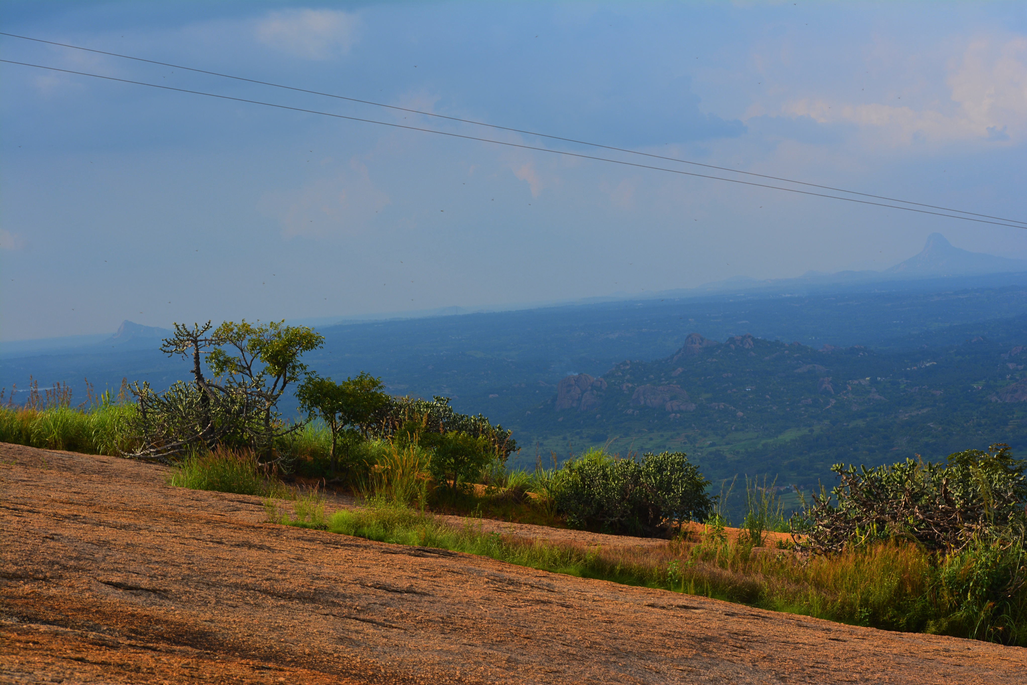 View from Savandurga Hill Trek